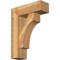 Ekena Millwork Westlake Block Rough Sawn Bracket w/ Offset Brace, Western Red Cedar, 8"W x 24"D x 32"H BKT0806X24X32WTL05RWR - alternate 1
